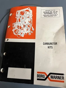 Borg Warner Catalog September 1979 - Picture 1 of 3