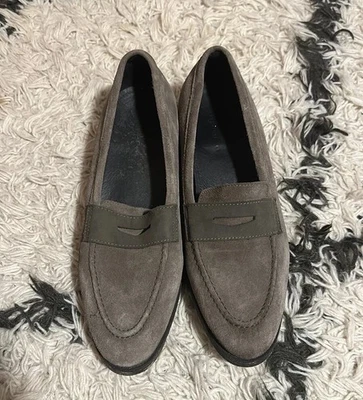 Mocassim Allsaints de couro camurça tamanho 44 - Imagem 1 de 4