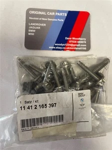 BMW SET OF ALUMINIUM SCREWS FOR OIL PUMP ON N55 ENGINE NEW GENUINE 11412165397 - Picture 1 of 1