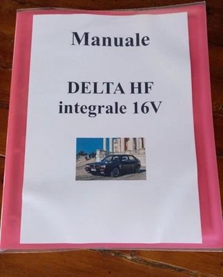 LANCIA DELTA INTEGRALE - COPIA MANUALE OFFICINA RIPARAZIONE - Immagine 1 di 4
