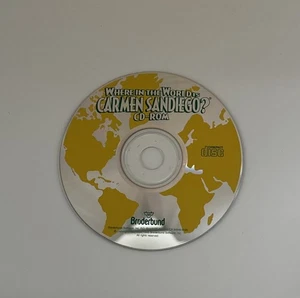 Where In The World Is Carmen Sandiego Deluxe IBM Tandy PC CD ROM Game 1992 V 1.0 - Picture 1 of 1