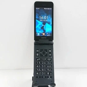 KYOCERA DIGNO Keitai 3 902KC 903KC Android Flip Phone Black Unlocked Japan Used - Afbeelding 1 van 12