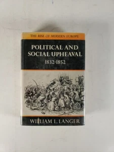 Rise of Modern Europe Political & Social Upheaval 1832-1852 William Langer 1969 - Imagen 1 de 9