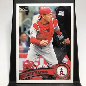 2011 Topps Angels Baseball Team Card #ANG5 Jeff Mathis - Picture 1 of 2