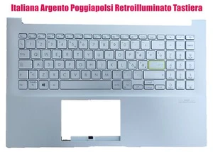 Italienische Silber Handballenauflage Tastatur für Asus X513IA S513IA F513E K513E M513U - Bild 1 von 2