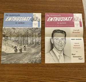 * August October 1960 The Enthusiast Harley Davidson Motorcycle Magazine - Picture 1 of 2