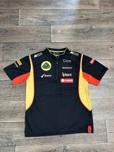 Lotus F1 Team Official Team Shirt Zip Tee men large - Picture 1 of 8