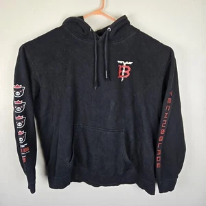Technoblade Hoodie 3XL Sweatshirt Pullover Black Red Memorial Pig King Minecraft - Picture 1 of 9