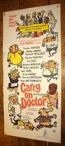 CARRY ON DOCTOR AUSTRALIAN OZ DAYBILL CINEMA FILM MOVIE POSTER 1967 - Picture 1 of 4