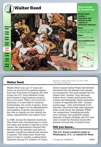 Walter Reed #35.16 Discoveries & Inventions - Story Of America Grolier Card