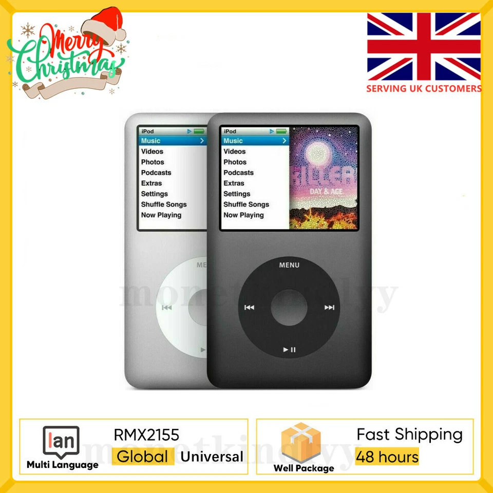 Apple iPod Classic 5th 6th 7th Generation 30GB 80GB 120GB 160GB 256GB - WARRANTY - Image 1 of 4