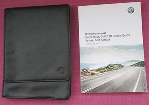 VW VOLKSWAGEN GOLF ESTATE (2017 - 2020) HANDBOOK - OWNERS MANUAL INCL GOLF R - Picture 1 of 11