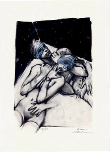 BILAL COLLOTYPIE PASSAGERS CLANDESTINS 301 ex. n°/signés (1997) + rehaut blanc - Picture 1 of 1
