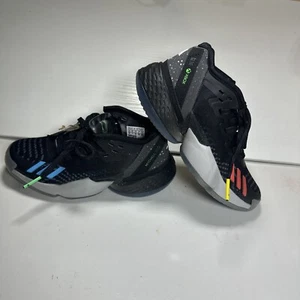 adidas Pre School Boy's D.O.N. Issue 4 C XBOX Basketball Shoes Size 12k Black - Picture 1 of 8