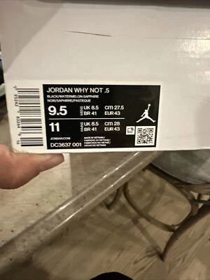 Air Jordan Why Not .5 Shoes "Raging Grace" Black Mango Gray DO8965-002 Men's NEW - Image 1 of 4