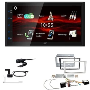 JVC Bluetooth 2DIN DAB+ Autoradio für Opel Astra H satin stone inkl Canbus - Bild 1 von 5