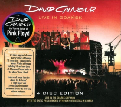 David Gilmour (Pink Floyd) - Live in Gdansk Digi 2 CD + 2 DVD PAL FSK: 0 NEU - Bild 1 von 2