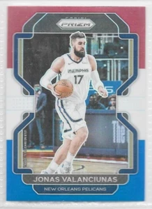 Jonas Valanciunas New Orleans Pelicans 21-22 Panini NBA Prizm Red White Blue #62 - Picture 1 of 1