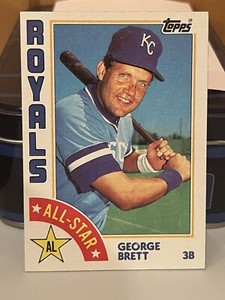 1984 Topps George Brett Kansas City Royals #399 Baseball Card