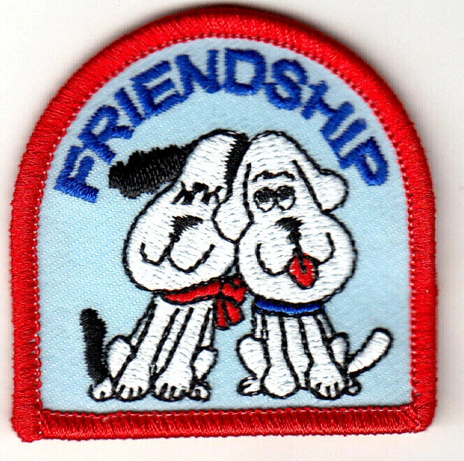 FRIENDSHIP Iron On Patch Friends - Image 1 of 1