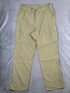 Boys Scout Of America Pants Mens Small Olive Green Cargo Relaxed Fit Convertible - Picture 1 of 15