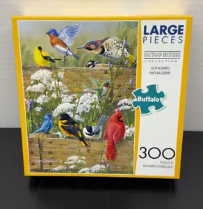 Brand New Buffalo Games Hautman Songbird Menagerie 300 Large Piece Puzzle - Picture 1 of 4