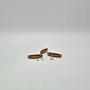 Bote de remos calibre TT con quilla y remos escala 1/120 - Imagen 1 de 3