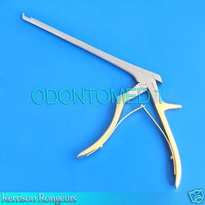 Instrumentos quirúrgicos ortopédicos cervicales de plata y oro (3 mm) KERRISON Rongeurs - Imagen 1 de 3