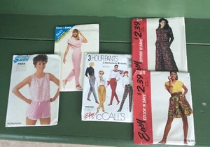 5 PATTERNS McCalls,Super Saver And Easy Patterns. Vintage! Old New Stock LOOK! - Picture 1 of 11