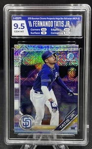 FERNANDO TATIS JR ROOKIE MOJO REFRACTOR 2019 Bowman Chrome 💎 GEM MINT! - Picture 1 of 4