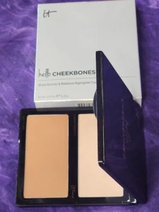 IT Cosmetics Hello Cheekbones Matte Bronzer Radiance Highlighter Contouring Duo - Picture 1 of 6