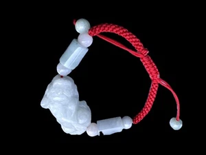 Certified Grade A Burma Jadeite PiXiu Bracelet Wealth Attracting Design - Picture 1 of 7