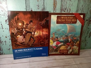 Osprey Wargames In Her Majesty's Name & Field Of Glory Wolves From The Sea Book - Picture 1 of 24