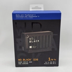 WD_Black D30 Game Drive SSD 1 TB nuovissimo PlayStation 5 PS5 Western Digital - Foto 1 di 3