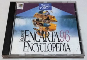 Microsoft Encarta 96 Encyclopedia PC CD Rom - Afbeelding 1 van 2