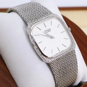 Orologio elegante CITIZEN bracciale argento funzionante da donna, 2093, dal Giappone - Foto 1 di 10