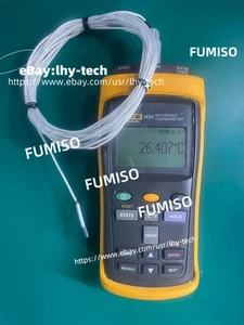 FLUKE 1523 REFERENCE THERMOMETER W/ PROBE (FREE SHIPPING ) TESTED/lhy - Picture 1 of 4