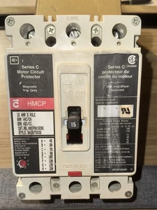 Cutler-Hammer HMCPS015E0C 15 Amp 3 Pole 600VAC Circuit Breaker - Picture 1 of 7