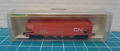 MODEL POWER N SCALE FREIGHT CARS 3223 Orange Hopper CN - Image 1 of 2