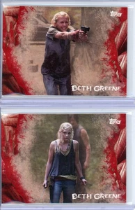 Topps The Walking Dead Survival Box BETH GREENE Regular & Variation Card #7 - Picture 1 of 2