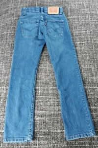 Levis 511 Boys Blue Jeans Stretch Denim Slim Fit Size 8 Reg (24x25) - Picture 1 of 9