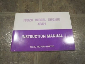 Isuzu 4BG1 Diesel Engine Operation and Maintenance Manual - Picture 1 of 15