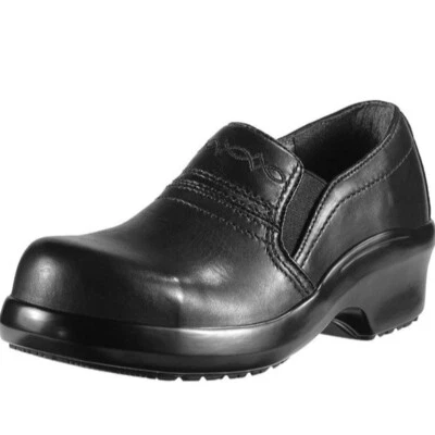 Ariat Workforce black clogs women's leather Shoes static dissipating 5 1/2 new - Image 1 of 4