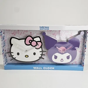 SANRIO Hello Kitty And Kuromi 2 Pack Clocks New - Picture 1 of 5