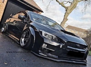 Se adapta a Subaru STi WRX 2015. Kit de cuerpo con brotes de guardabarros/arcos anchos. Coches HT Reino Unido. - Imagen 1 de 12