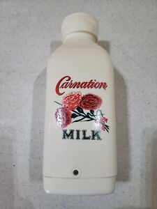 Carnation Vintage Plastic Thermos Bottle 