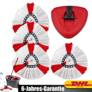 7/SET Ersatz Wischbezug für Vileda Turbo Wischmop Easy Wring Clean Moppkopf Mop - Bild 1 von 10