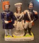 Staffordshire Figures of Queen Victoria with Rulers of Turkey and France