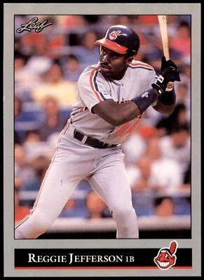 Reggie Jefferson #86a 1992 Leaf - Image 1 of 2