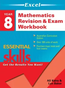 Excel Essential Skills - Mathematics Revision and Exam Workbook Year 8 - Picture 1 of 13